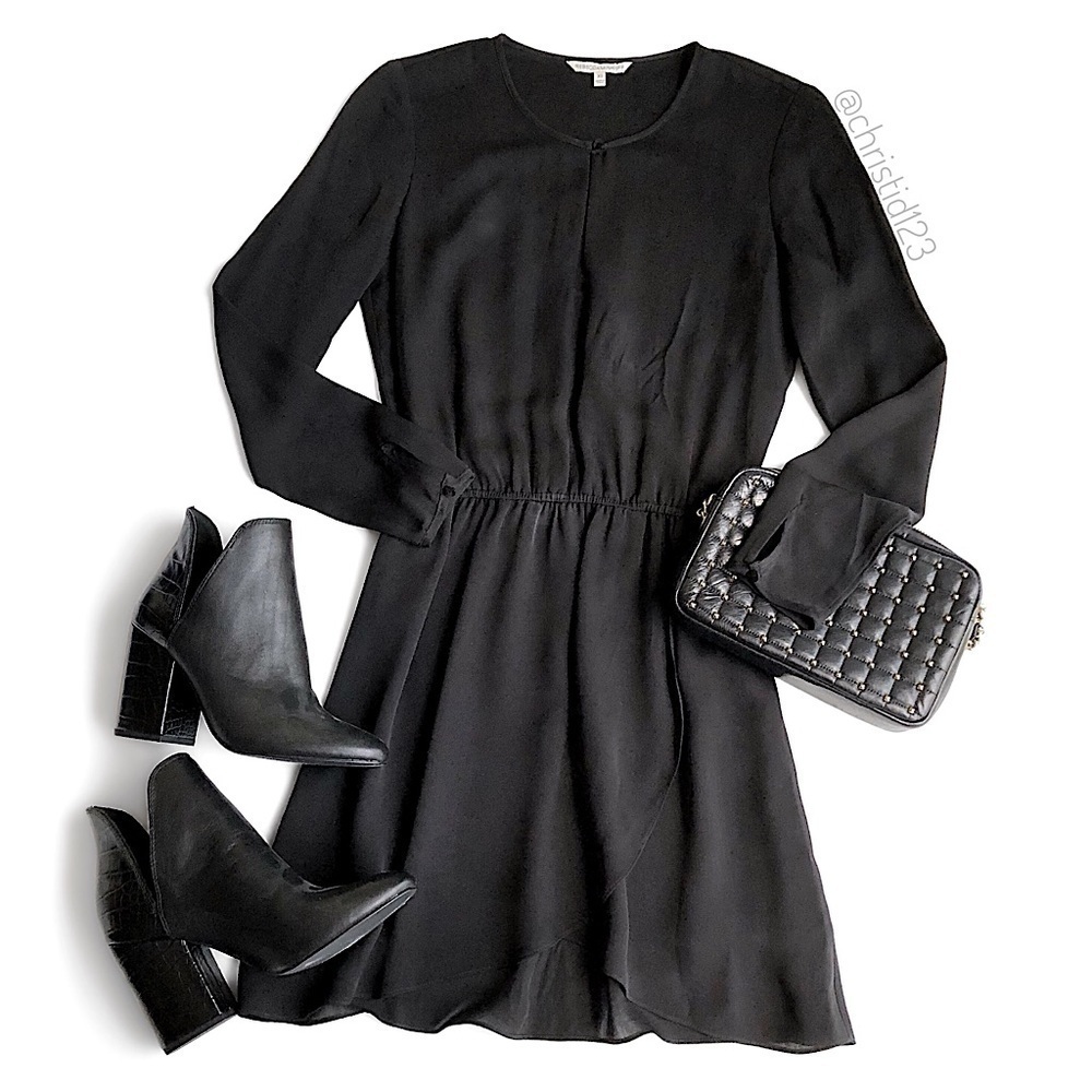 Rebecca Minkoff Cyphers Silk Keyhole Mini Dress